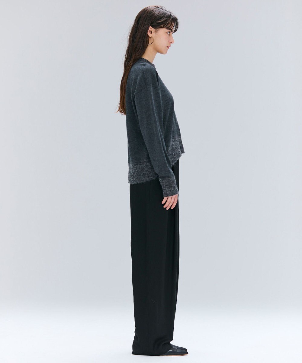 BEIGE， 【洗える】LA MONNAIE / モヘアMIXクルーネックニット 