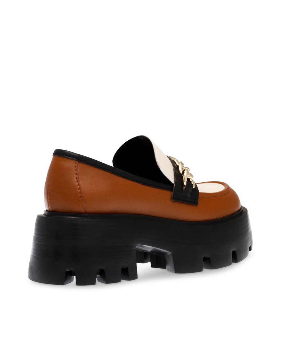 STEVE MADDEN MOTORIDE 厚底チェーンローファー 