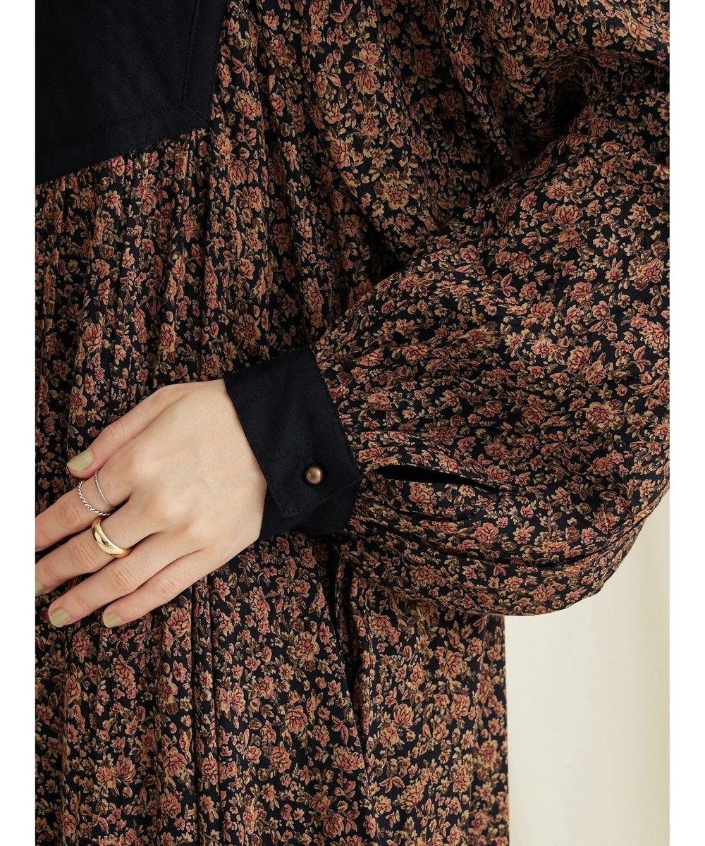 CRAFT STANDARD BOUTIQUE レーヨンキルト切り替えワンピース 