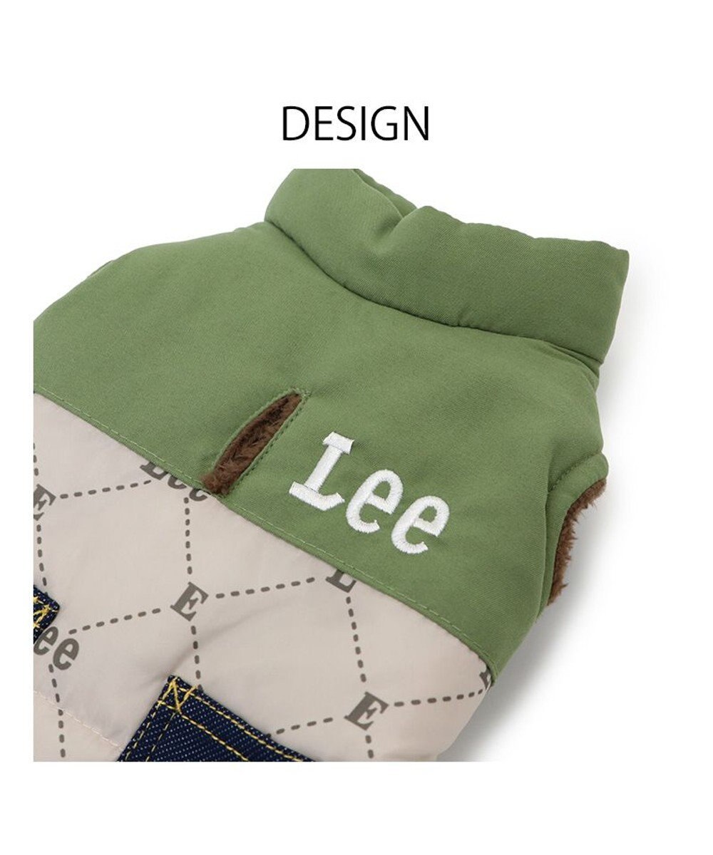 PET PARADISE LEE 綿入ベスト モノグラム 《カーキー》 小型犬 