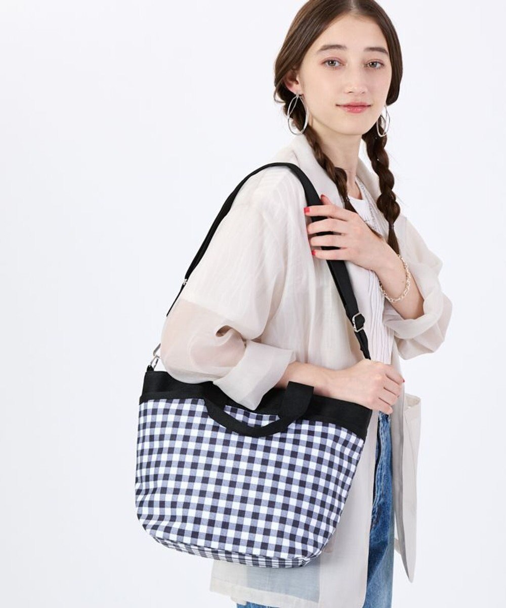 LeSportsac BUCKET TOTE/クラシカルギンガム 