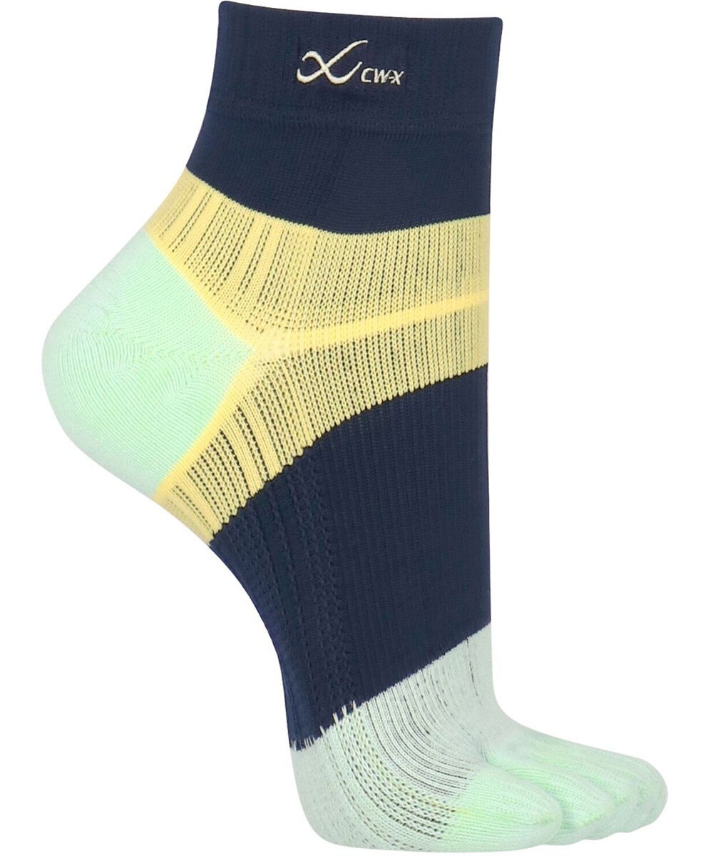 CW-X 【UNISEX】 CW-X 5本指ソックス 【大谷翔平愛用モデル・撮影着用品番】 足首サポート 運動時の足の疲労を軽減 ショート ユニセックス BCR610 /ワコール 