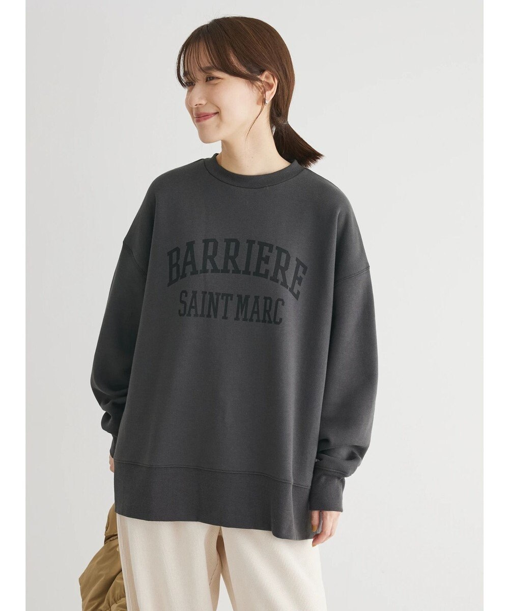 Green Parks 裏起毛ロゴプルオーバー 