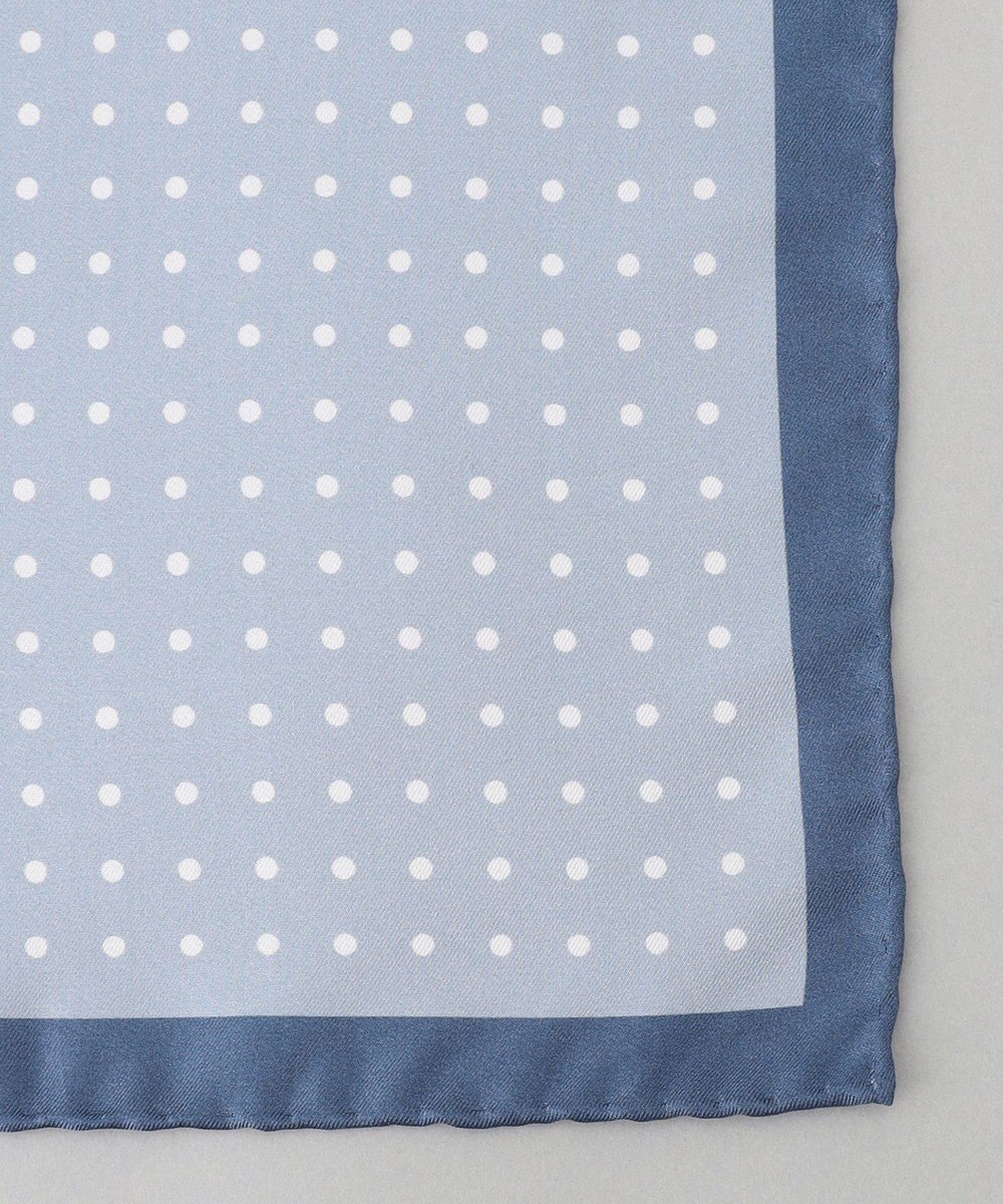 GOTAIRIKU 日本製【シルク100％】オリジナル柄チーフ_ドット柄 