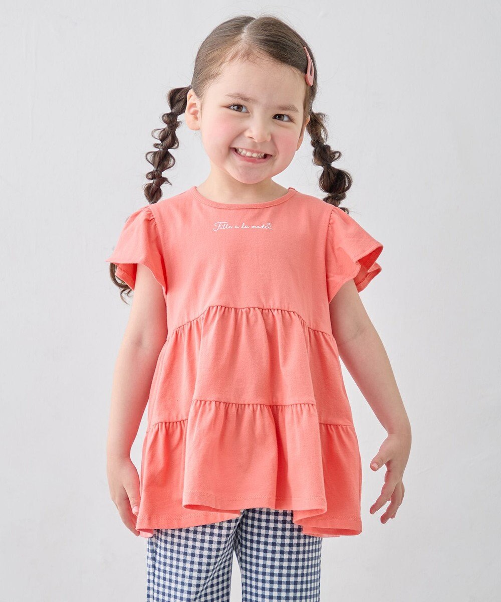 ANY KIDS 【綿100%/接触冷感】ひんやり ティアードチュニック 