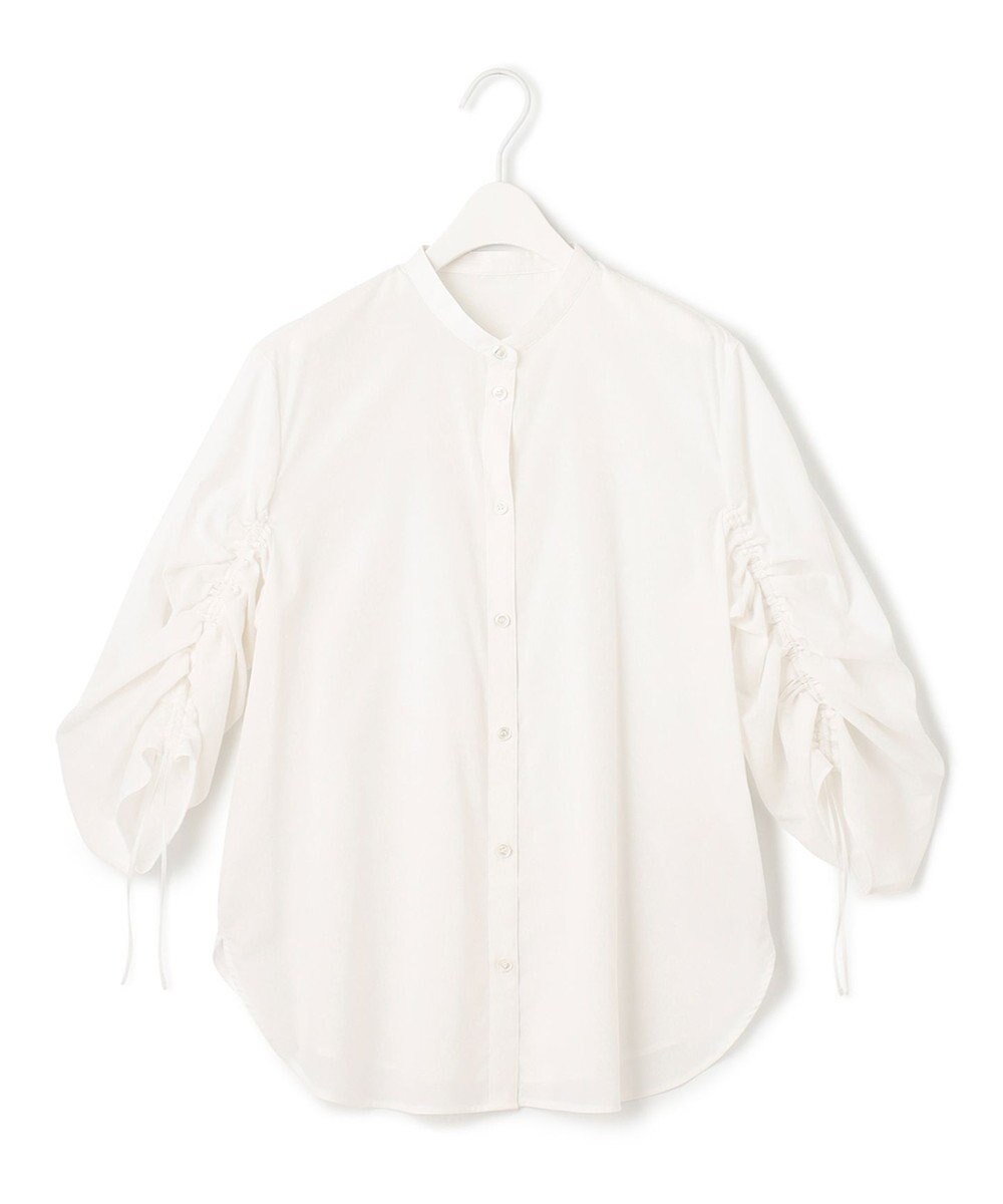 ICB 【洗える】キュームコアローン バンドカラーシャツ 