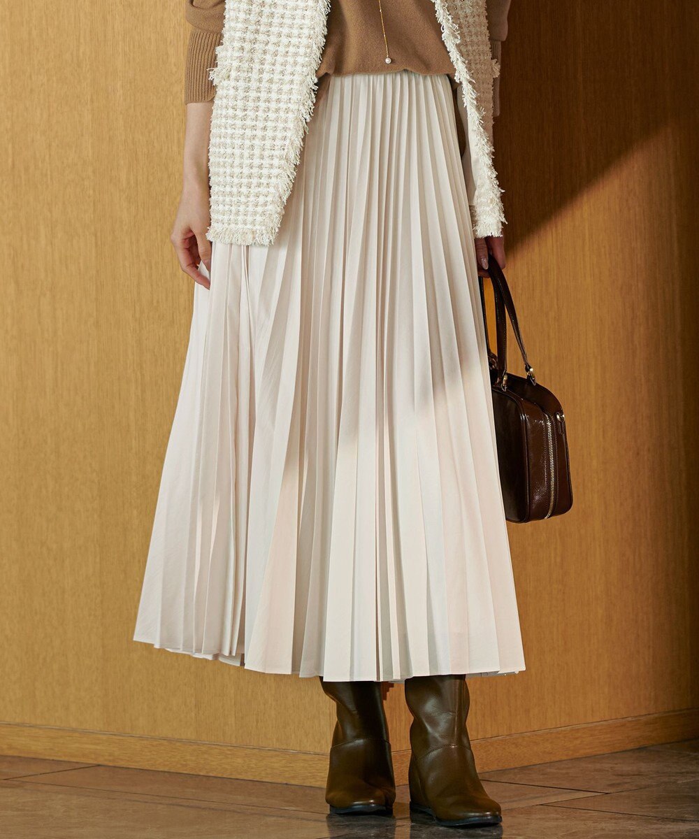 23区 S 【見上愛さん着用/CanCam11月号掲載】パウダリータイプライター プリーツ スカート 