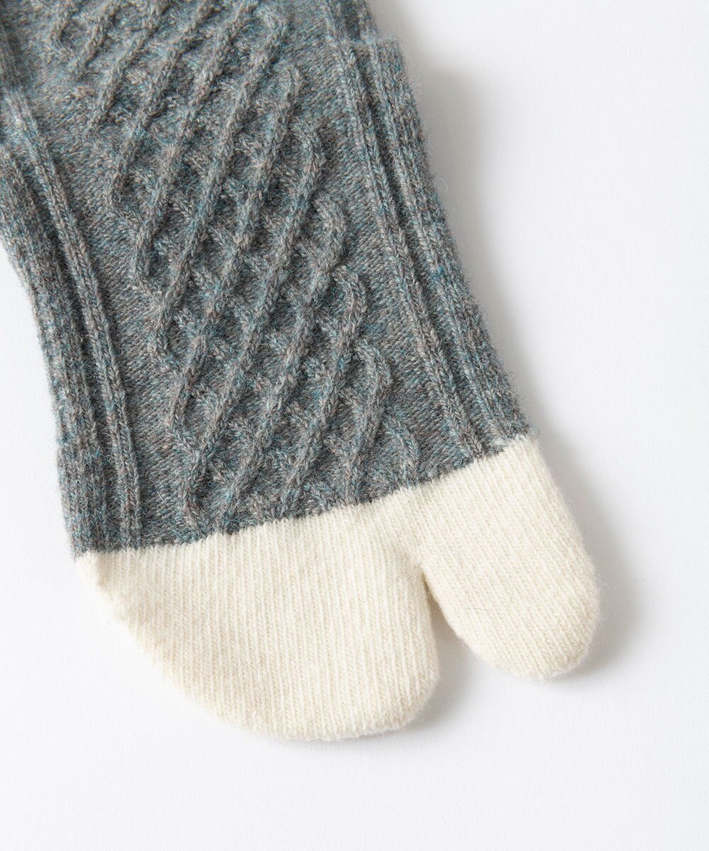 TRICOTE TABI CABLE SOCKS／ 
