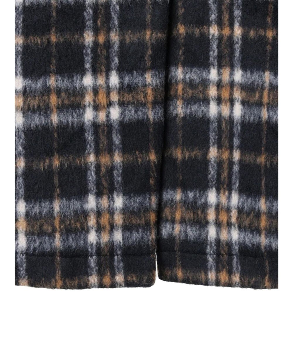 AMERICAN HOLIC チェックコクーンミディコート 