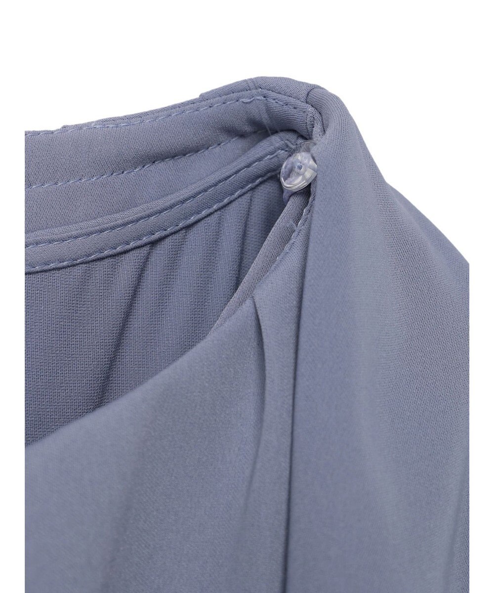 earth music&ecology パイピング衿付きドッキングワンピース 