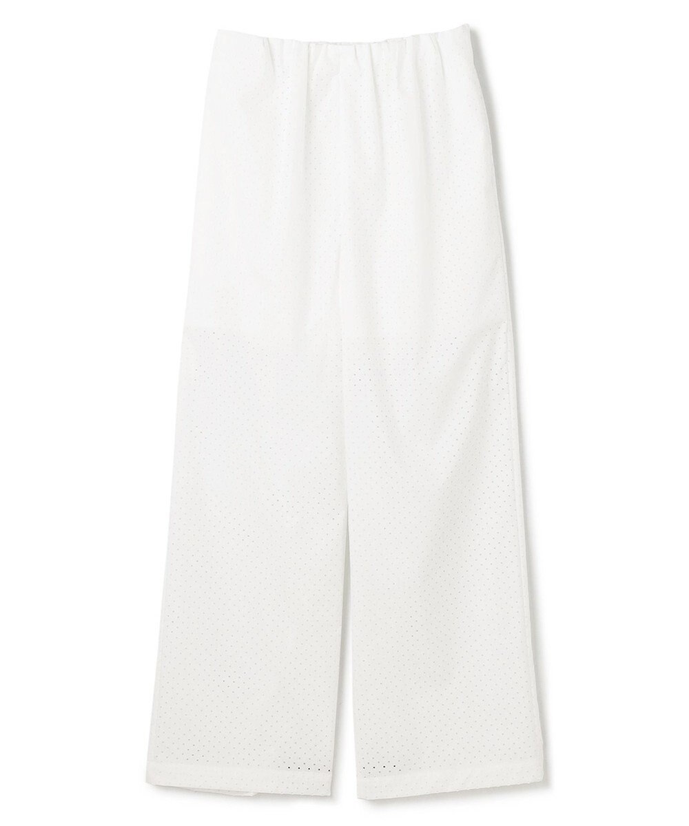BEIGE， 【洗える】PICCOLO / パンチングドットイージーワイドパンツ 