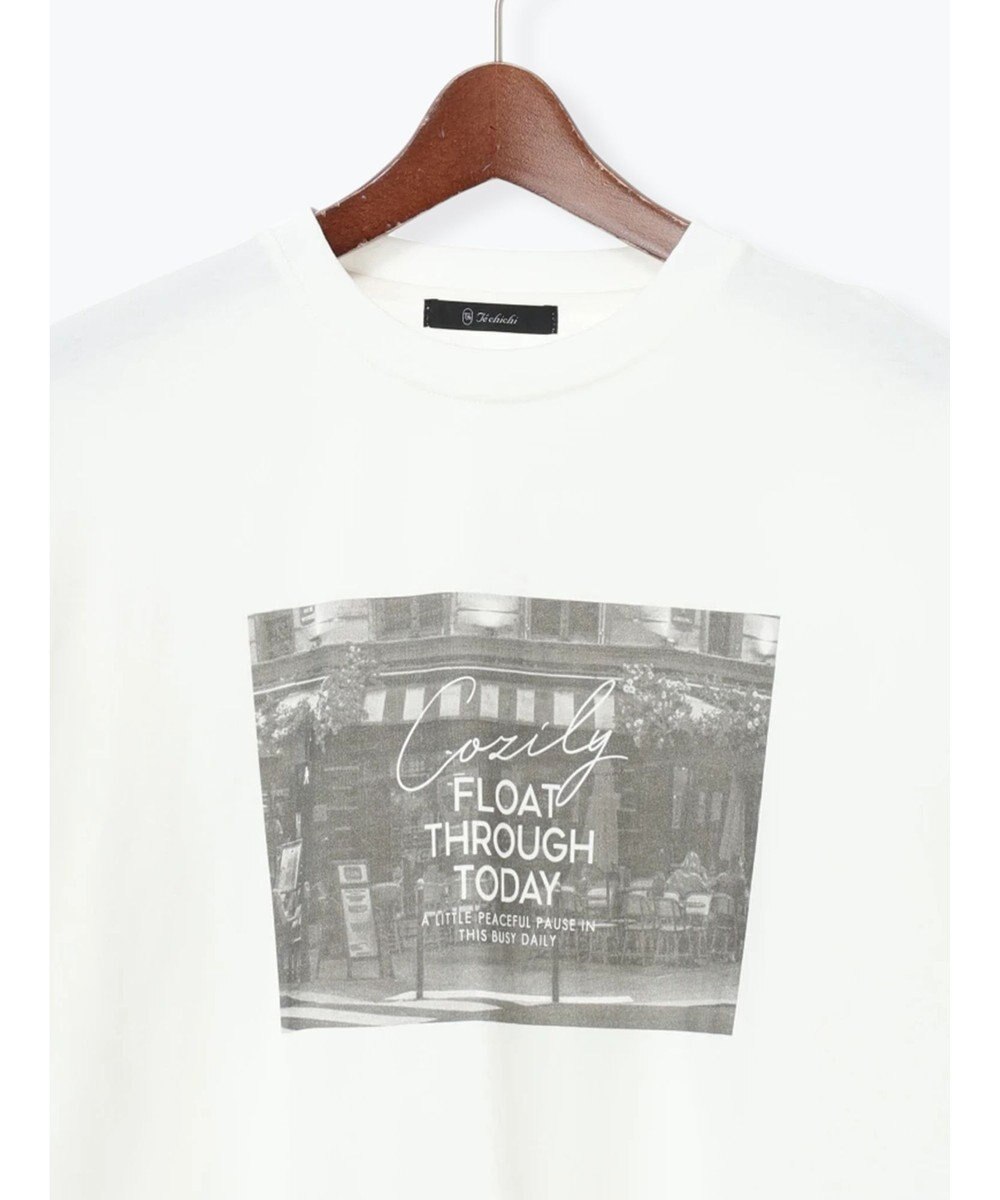 Te chichi フォトプリントロングスリーブTシャツ 
