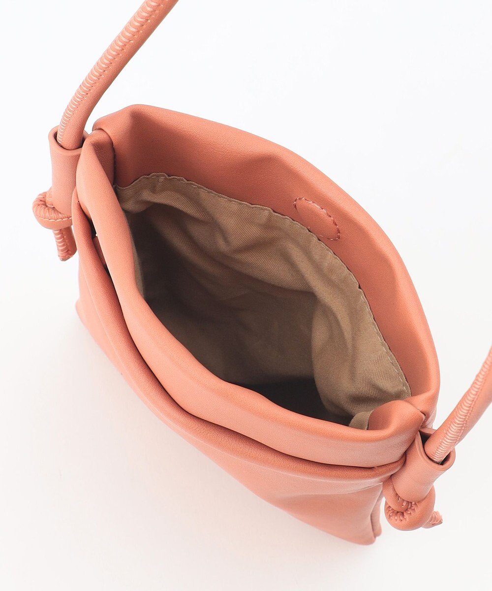 LA BAGAGERIE 【MONICA】ミニウォレット付き　ノットショルダーバッグ 