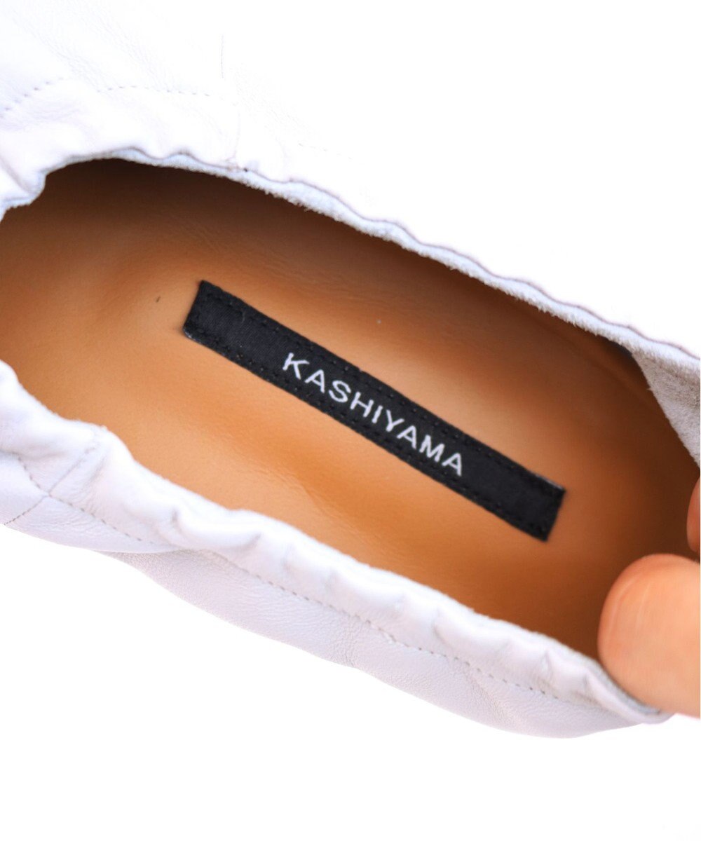KASHIYAMA ソフトギャザーフラットシューズ 