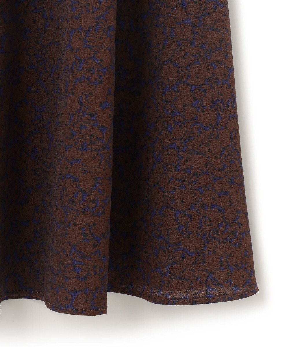 23区 【SLOW/洗える】アンティークフラワープリント スカート 