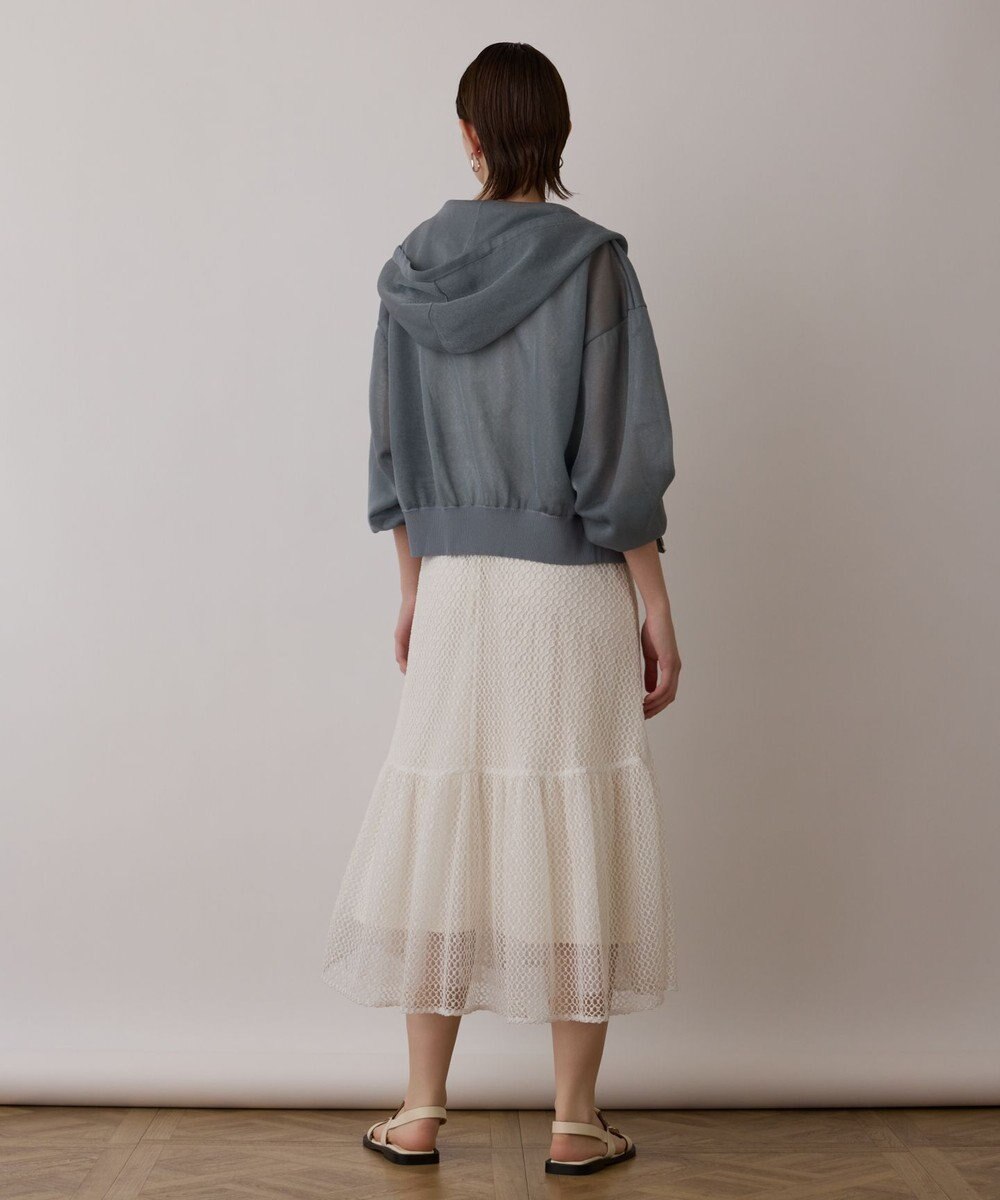 GRACE CONTINENTAL シアーニットパーカー 