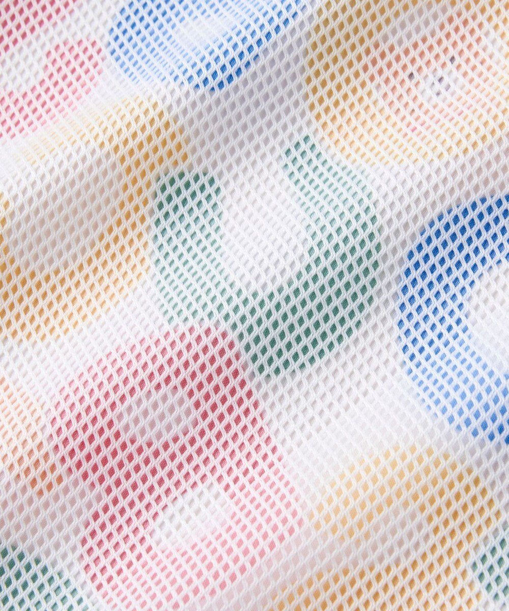 MIKI HOUSE HOT BISCUITS 【80-120cm】 ロゴ総柄 ウインドブレーカー 