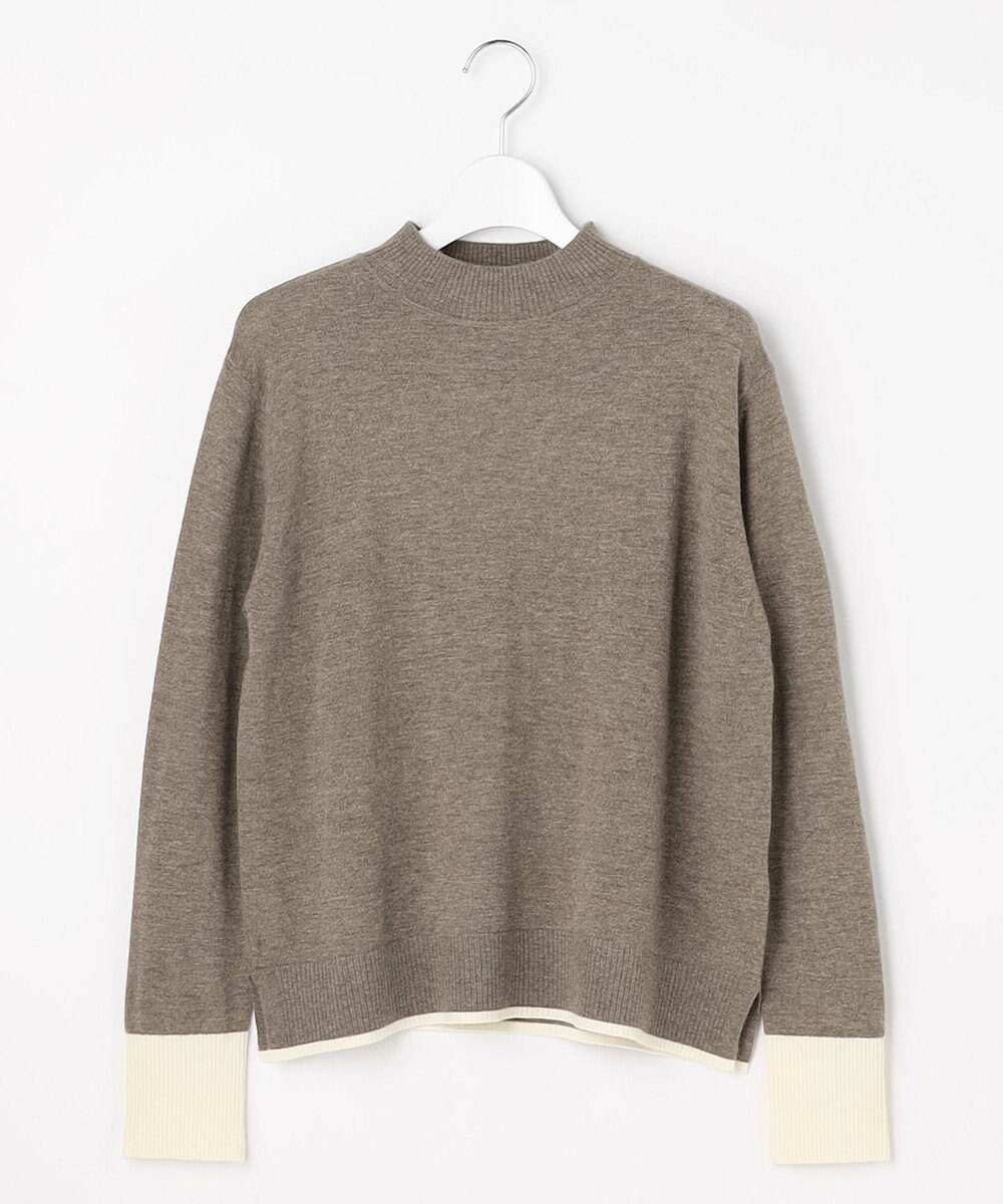 J.PRESS LADIES L SOFT TOUCH WOOL ブロッキング ニット 