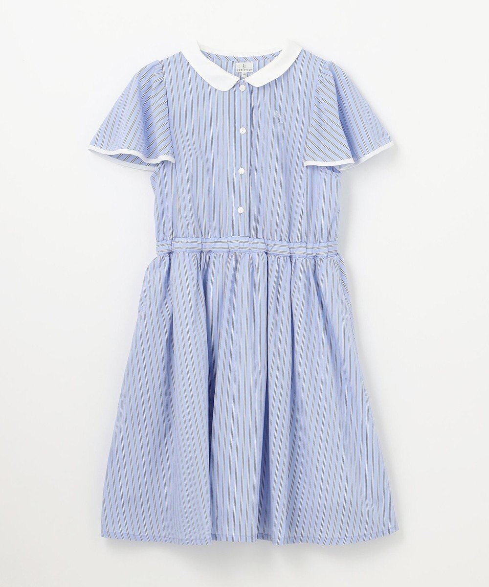 組曲 KIDS 【150-160㎝】サマーストライプ ワンピース 
