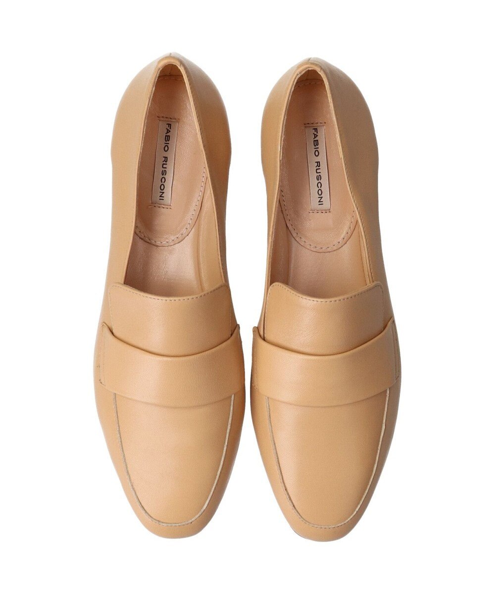 INTER-CHAUSSURES 【FABIO RUSCONI】モカデザインレザーシューズ 