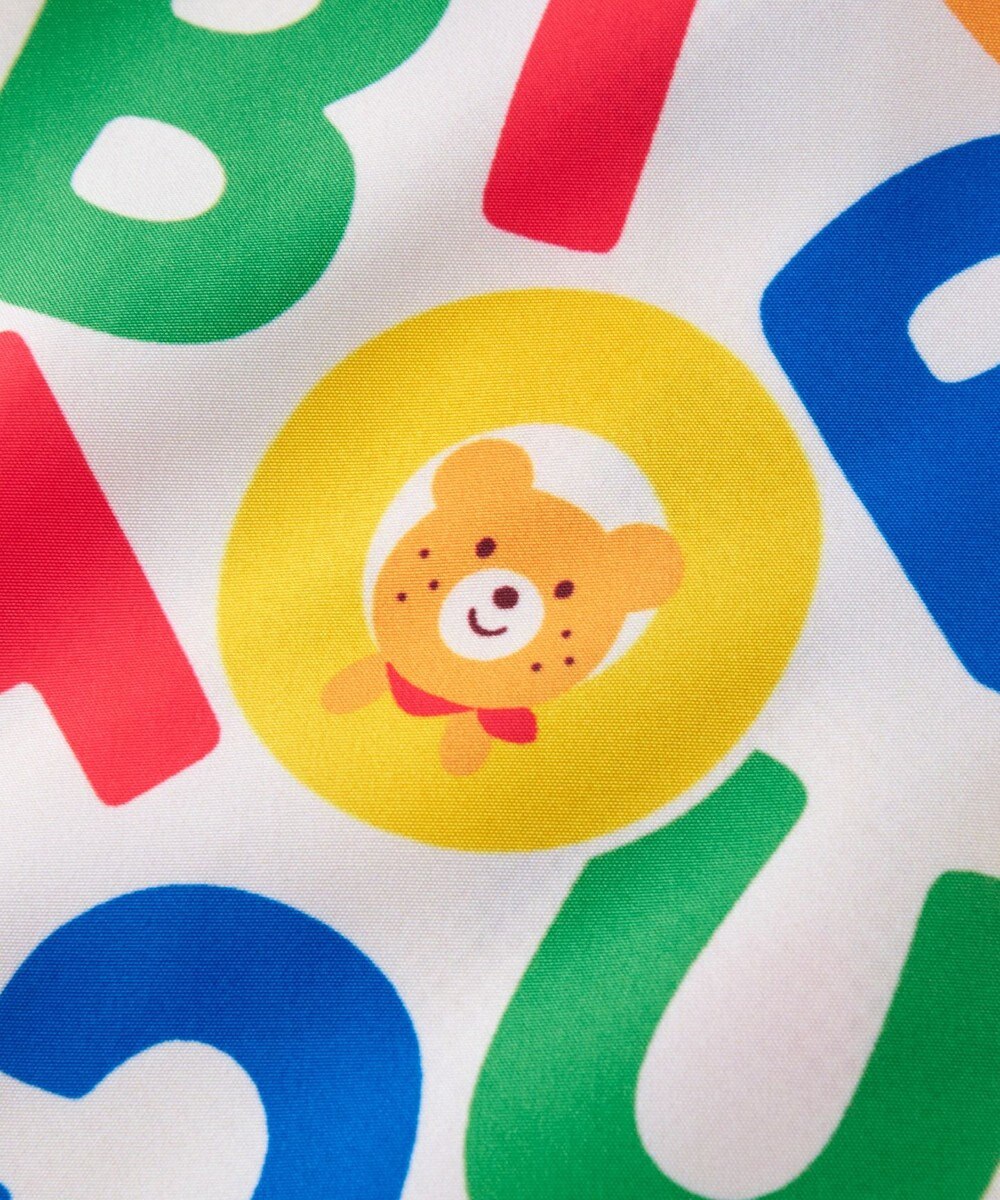 MIKI HOUSE HOT BISCUITS 【80-120cm】 ロゴ総柄 ウインドブレーカー 