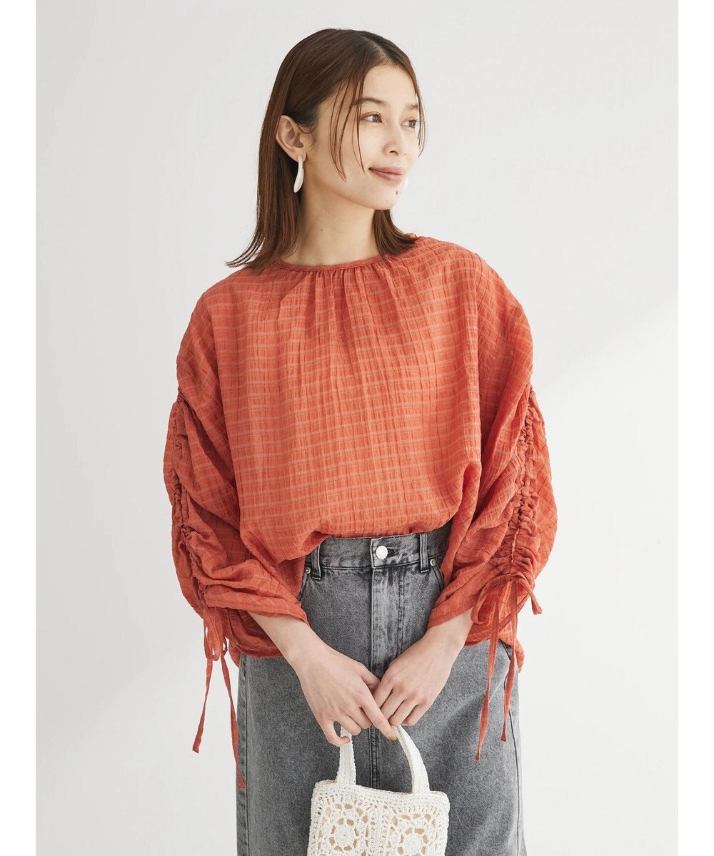 Green Parks ・ＥＬＥＮＣＡＲＥ　ＤＵＥ　バックリボンブラウス 