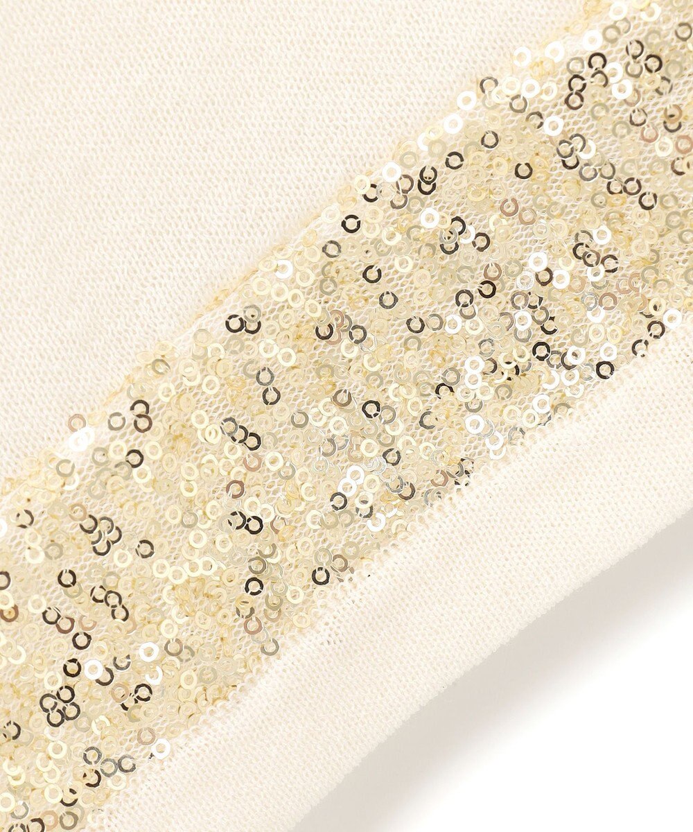 23区 【洗える】スパンコールシアー ニットT 