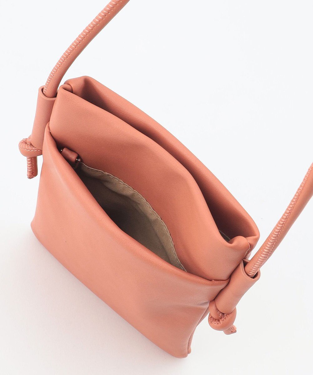 LA BAGAGERIE 【MONICA】ミニウォレット付き　ノットショルダーバッグ 