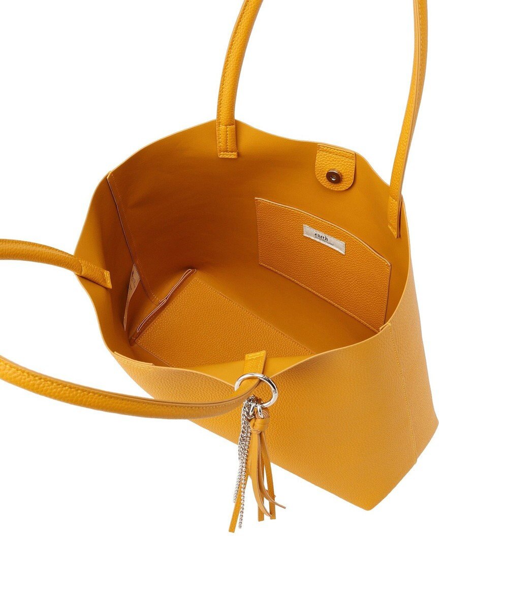 earth music&ecology 【軽量】チャーム付きトートバッグ 