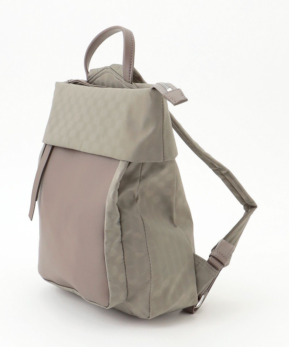 Y'SACCS はっ水ドットジャカード リサイクルレザーコンビ リュック 