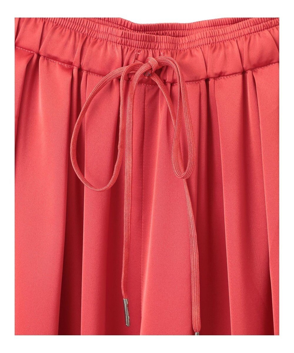 YECCA VECCA サテンタックワイドパンツ 