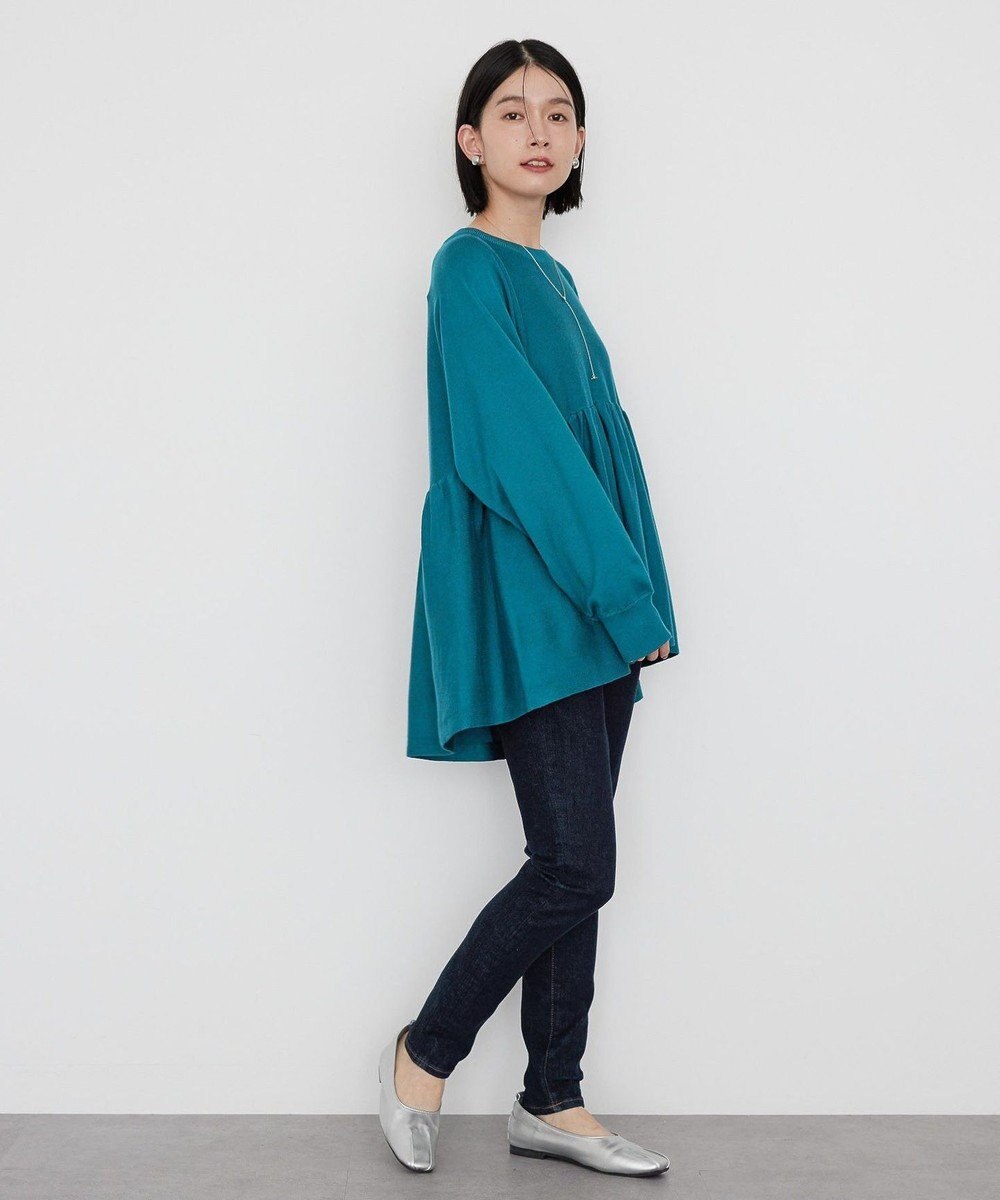 AMERICAN HOLIC ティアードギャザーニットプルオーバー 