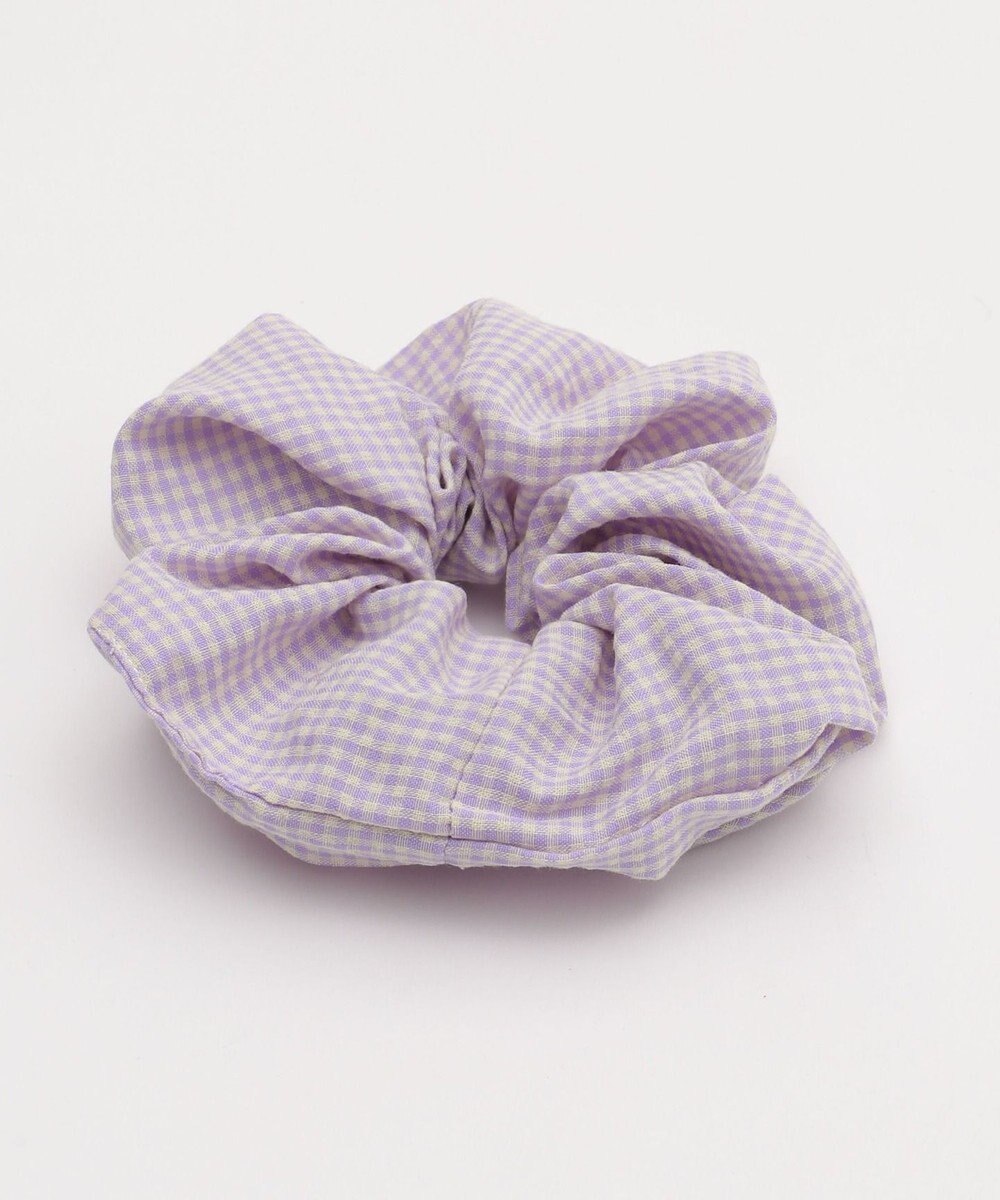 WEGO Lギンガムチェックシュシュ 