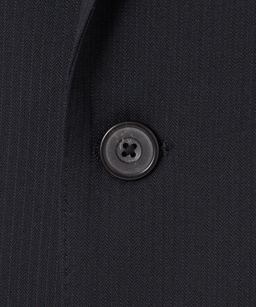 GOTAIRIKU オールシーズン対応【御幸毛織】WOOL×SOLOTEX ストレッチスーツ（ブラックストライプ） 