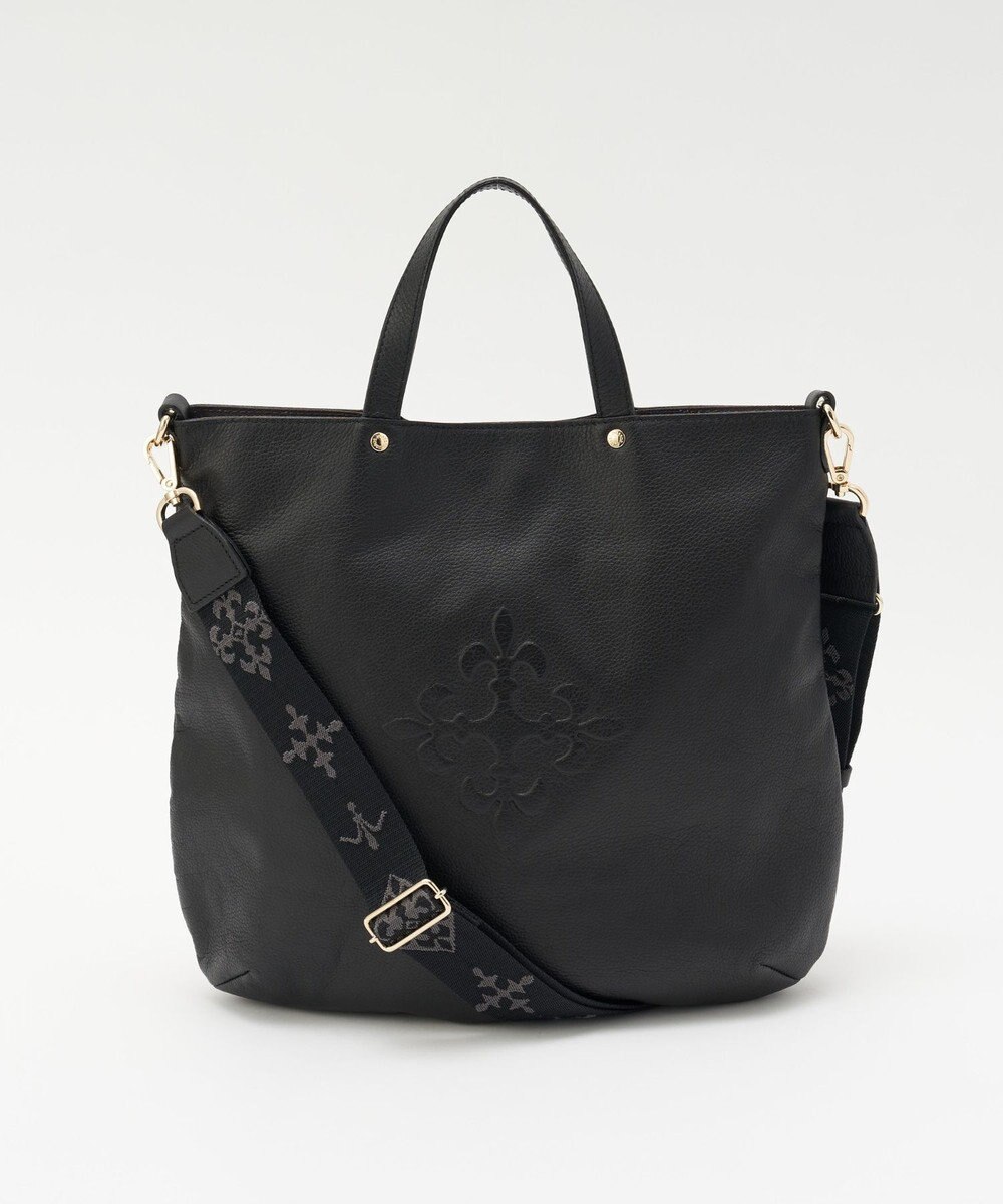 russet スリム2WAYトートバッグ <エンボスモノグラム>(CE-1611) 