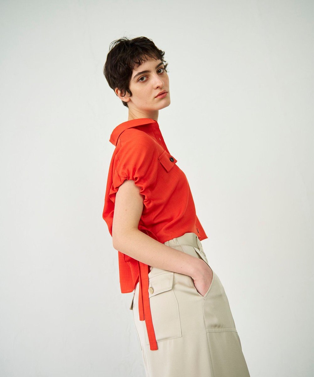 GRACE CONTINENTAL ショートポンチョシャツ 