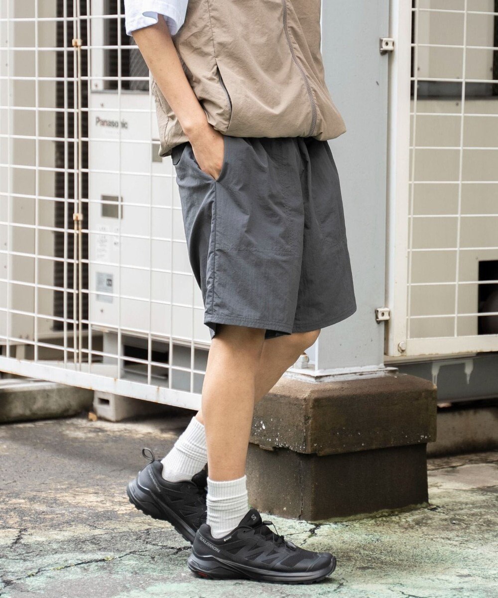 WEGO 【速乾/ウエストゴム/SMLサイズ】ナイロンイージーショーツ 