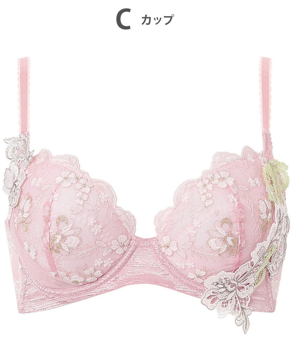 Wing ブラジャー Wing Lesiage 背中の段差をスムージング 脇高設計 バストの脇流れをブロック 【後ろ姿きれいブラ】 ブラ PB4010 ウイング／ワコール 