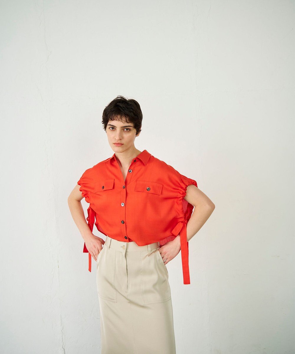 GRACE CONTINENTAL ショートポンチョシャツ 