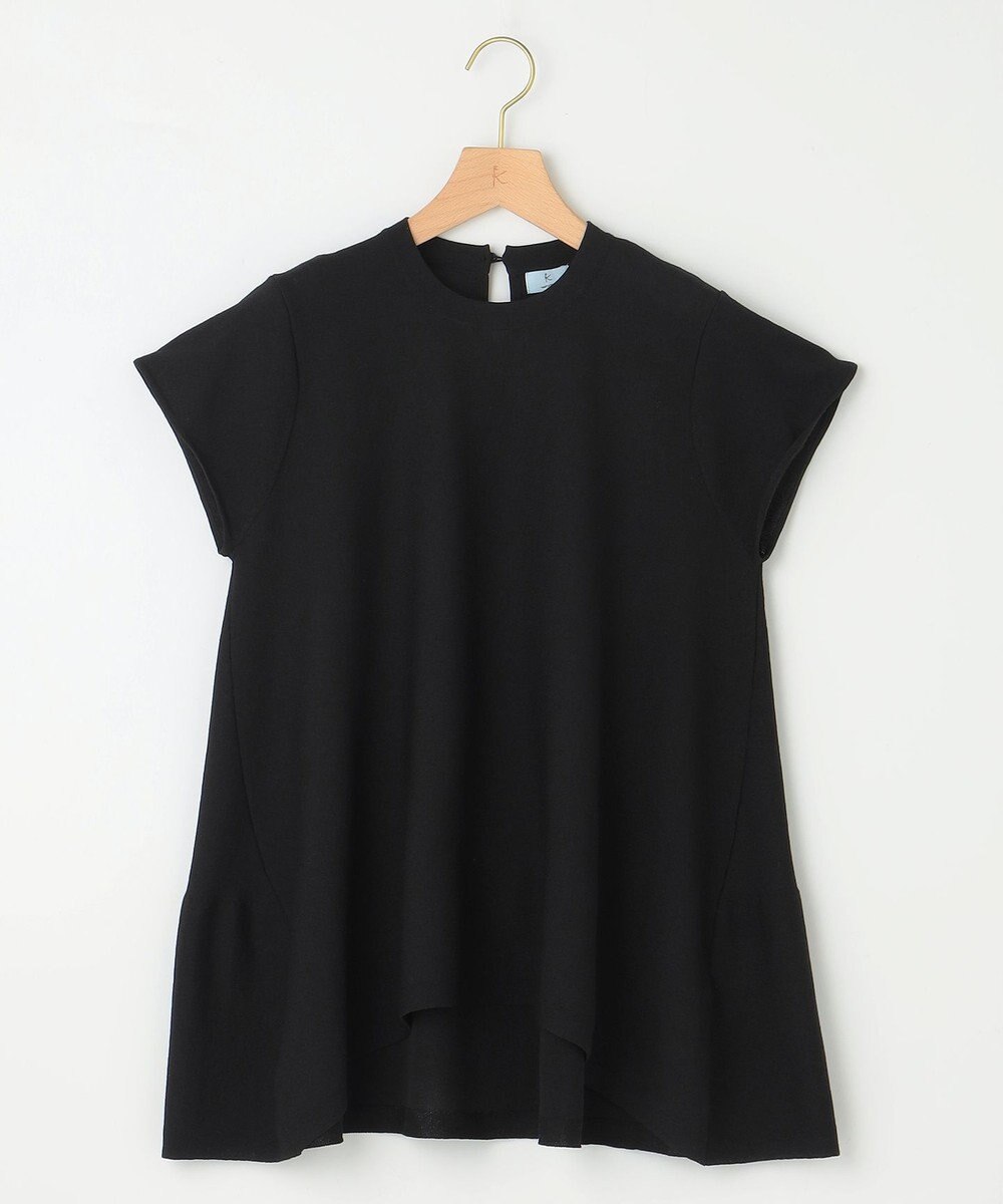 組曲 L 【WEB限定カラーあり】バックフレアニットTシャツ 