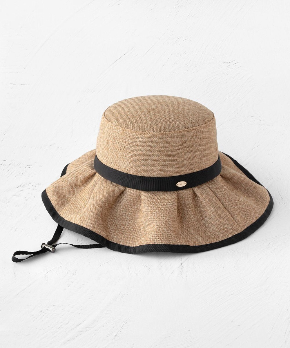 TOCCA 【UV99%以上カット・吸水速乾・抗菌防臭・洗える・サイズ調整可】FRILL HAT ハット 