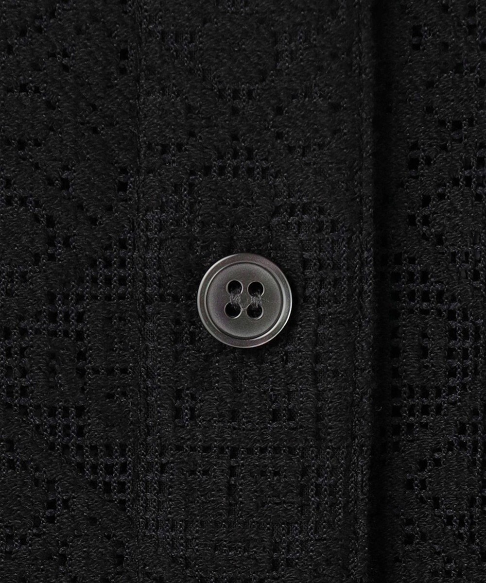 23区 【SLOW/一部店舗限定】モチーフレース 半袖 シャツ 