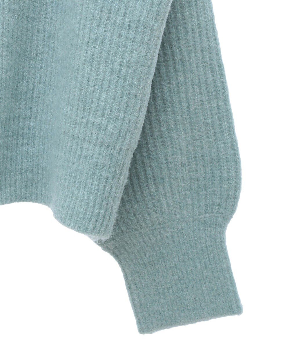 Green Parks Ｚｉｐ付きコンパクトニットカーディガン 