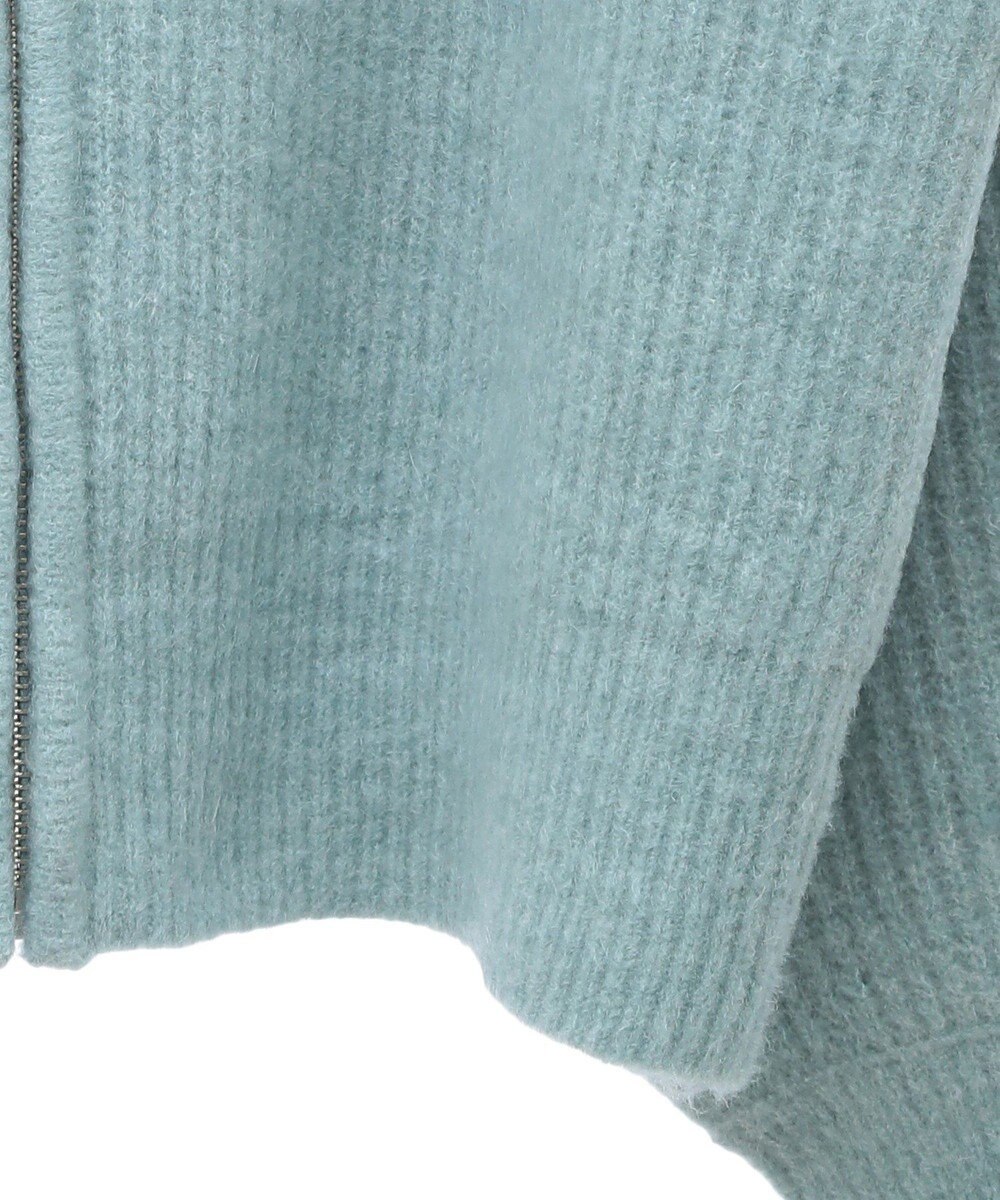 Green Parks Ｚｉｐ付きコンパクトニットカーディガン 