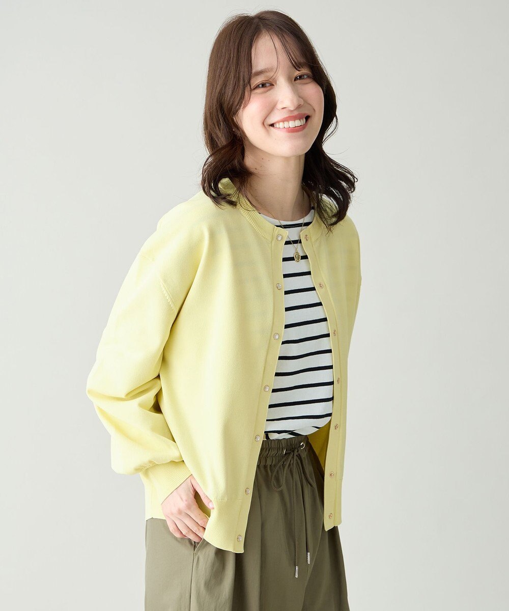 ANY スプリングカラーニットカーディガン 