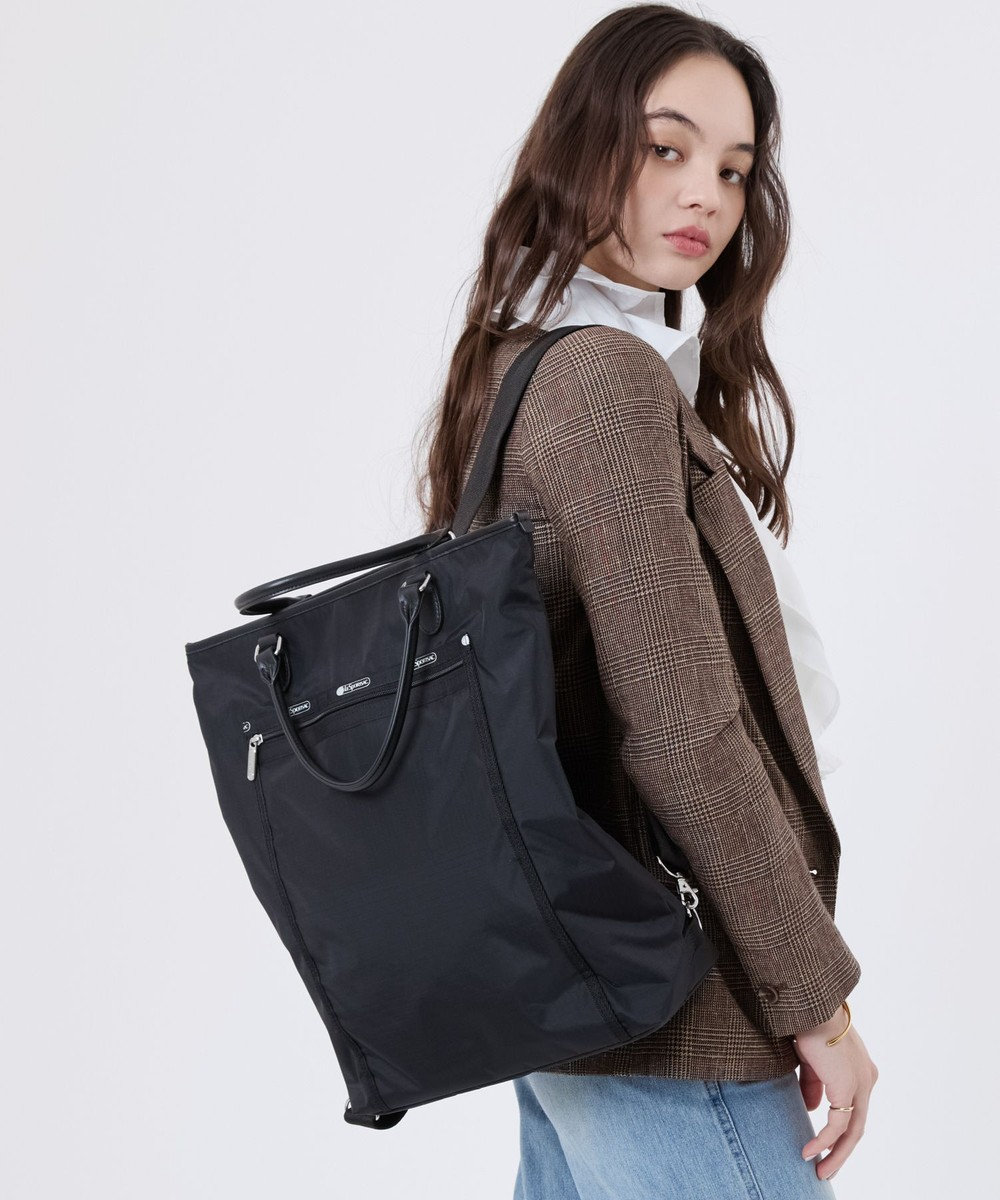 LeSportsac EVERYDAY TH CITY BKPK/アップタウンブラック/ブラック 