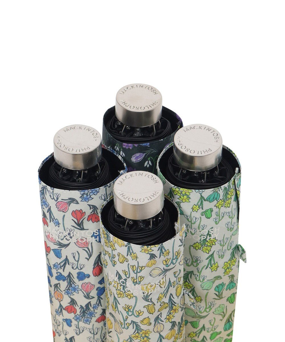 MOONBAT 【シリーズ累計22万本突破】MACKINTOSH PHILOSOPHY 遮光 晴雨兼用 折りたたみ日傘 軽量 ボーダー 