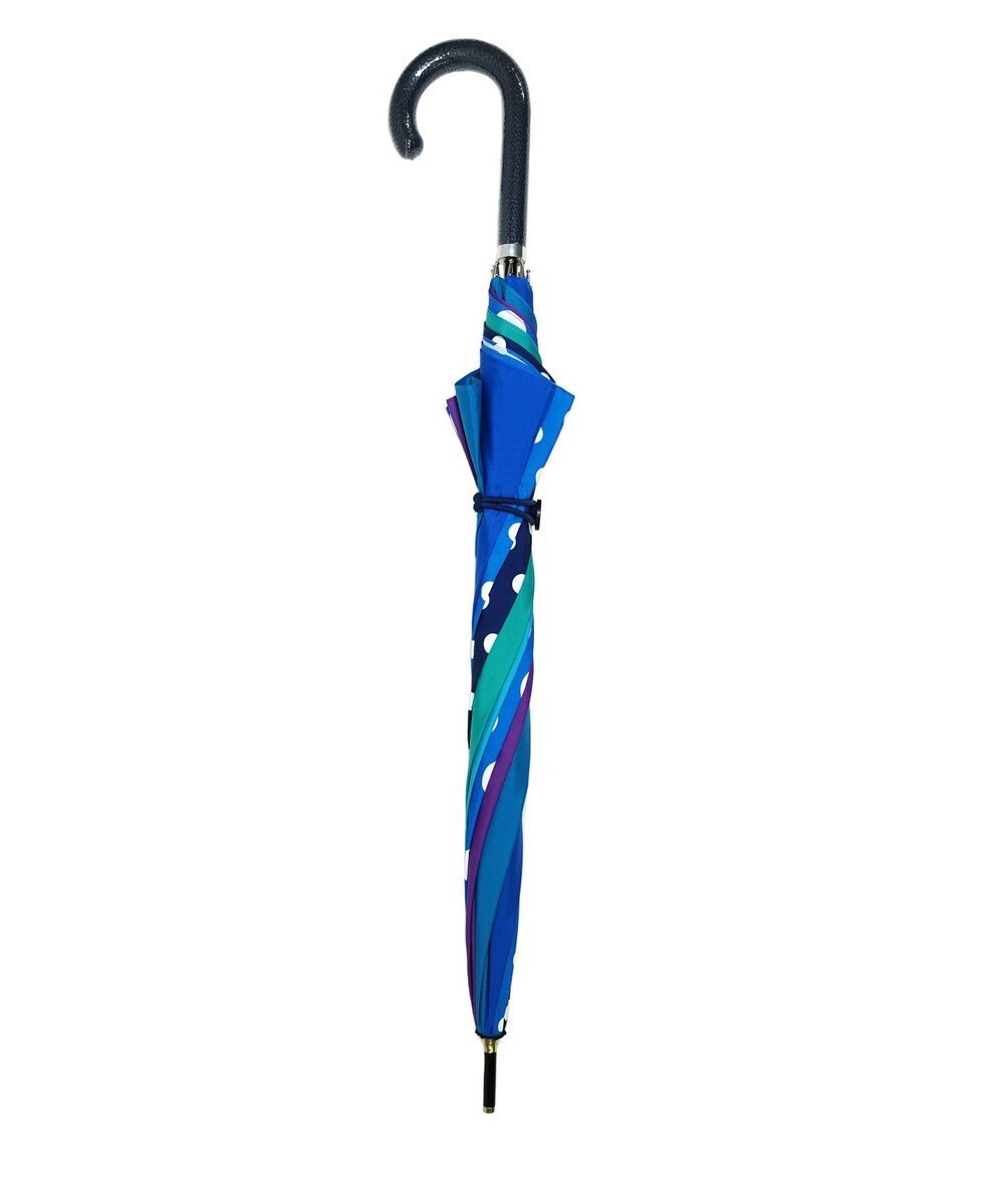 +RING レディース向け プラスリング 長傘 60cm BLU T1349 