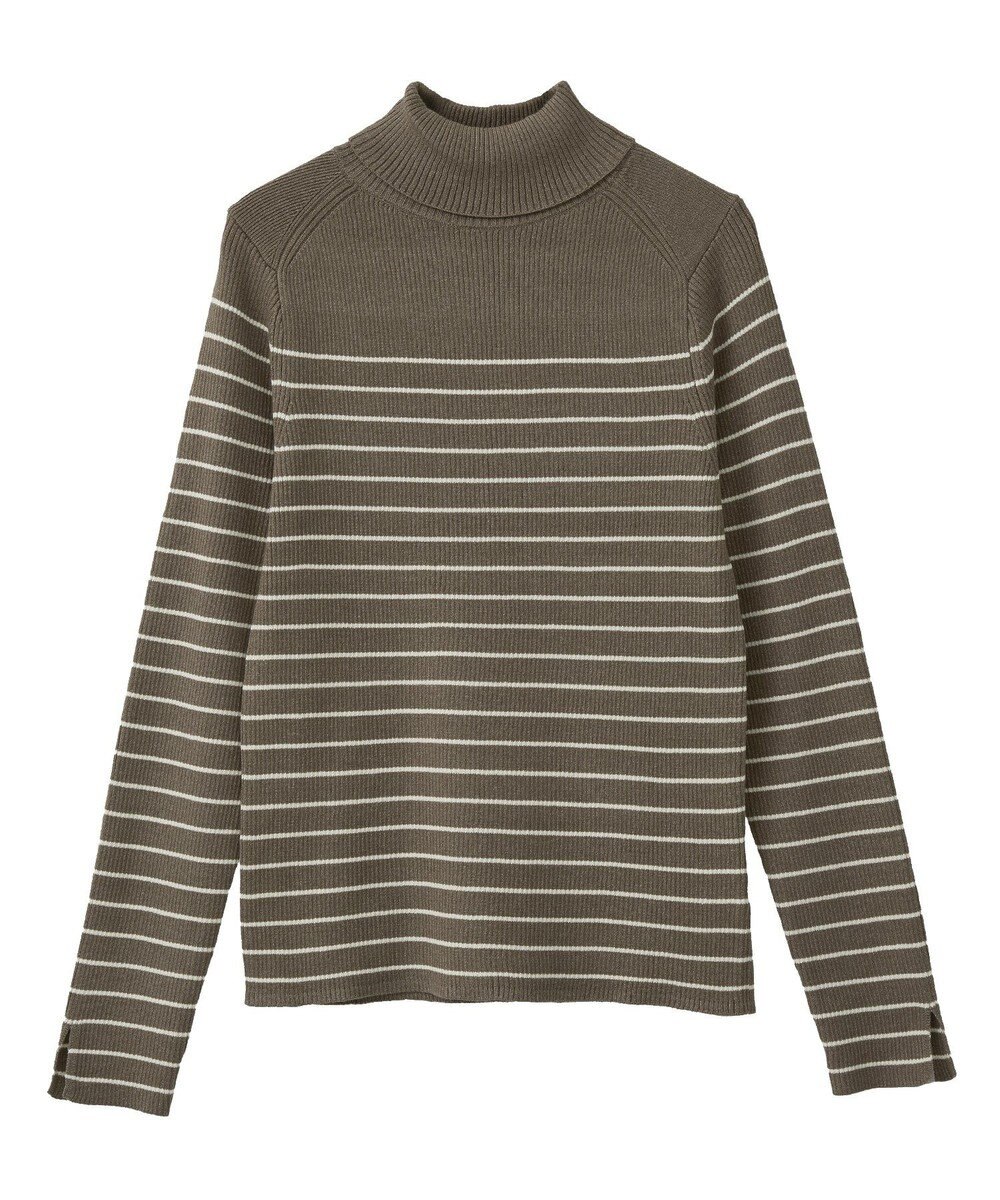 earth music&ecology 【イージーケア】【洗濯機洗い可】レンチング(TM)エコヴェロ(TM)(リブタートル) 