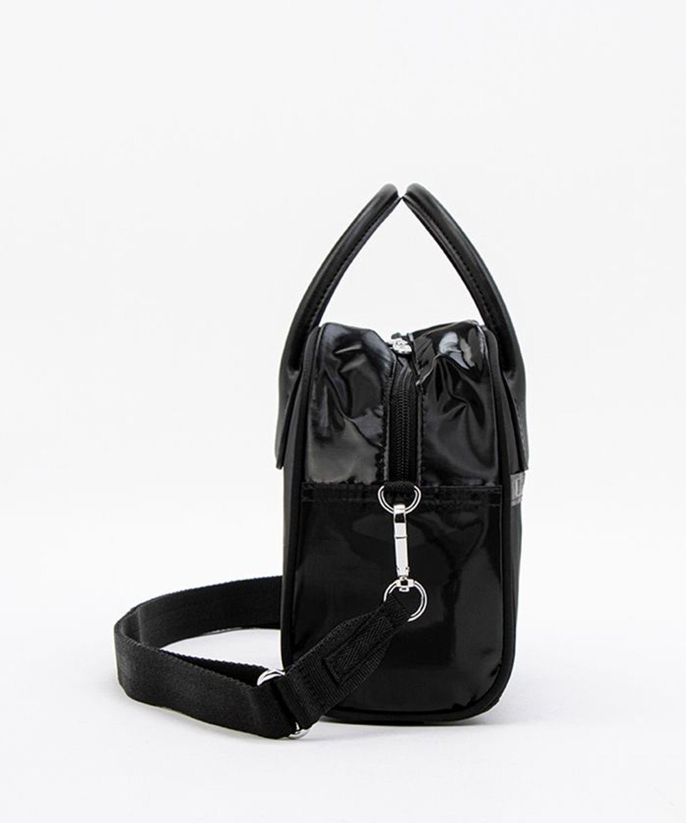 LeSportsac SQUARE TH CROSSBODY/アップタウンブラックシャイン/ブラック 